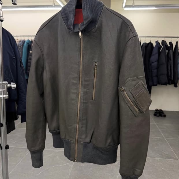 70's GERMAN FLIGHT BOMBER_ goat skin (L)