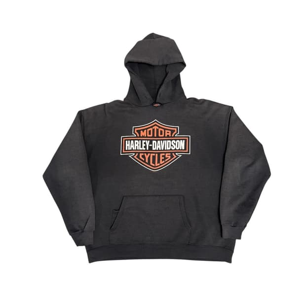 빈티지 2005 Harley Davidson 할리데이비슨 실드로고 후드티