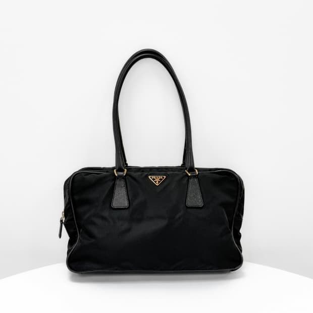 프라다 테수토 나일론 스퀘어 숄더백