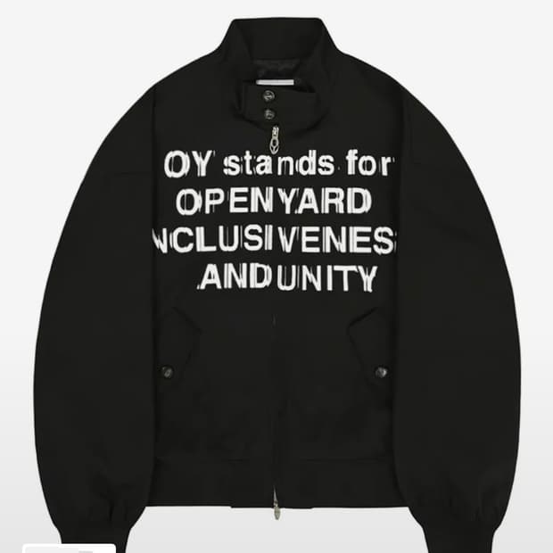 Oy SENSE HARRINGTON JACKET - BLACK(1사이즈)