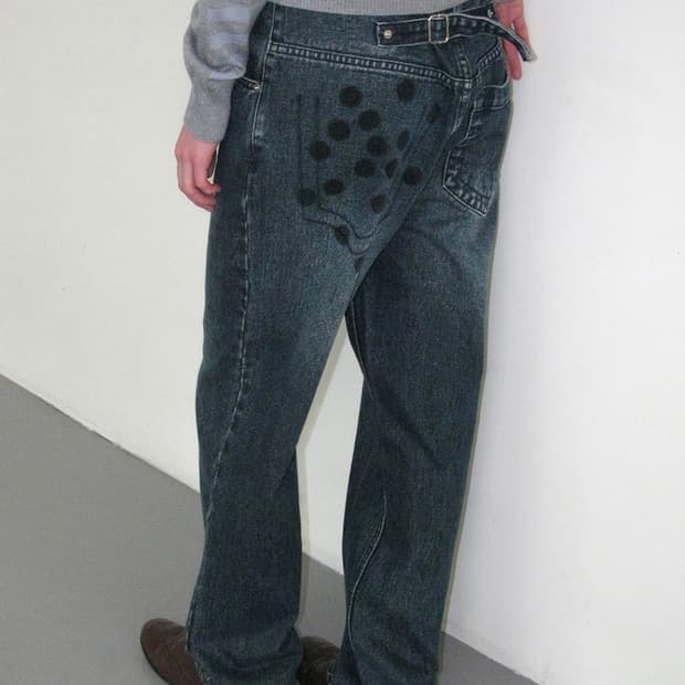 파르티멘토 우먼 cut off waist dot pants