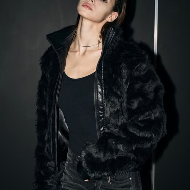 보헤미안서울 레더 퍼 자켓
