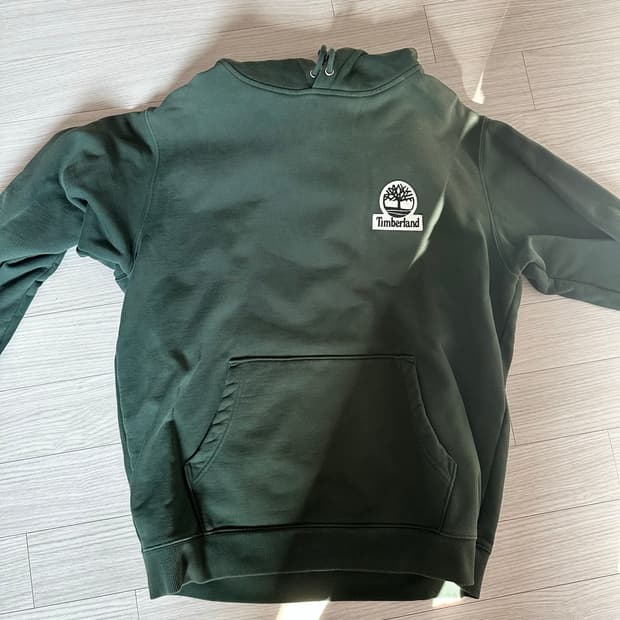 (L) 슈프림 x 팀버랜드 후드티 그린