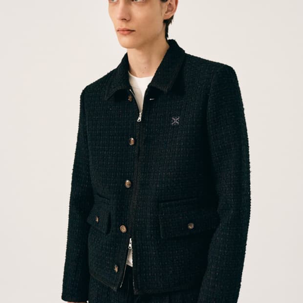 세터  자켓 블랙