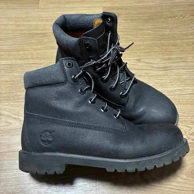 250) 팀버랜드 6인치 부츠 블랙