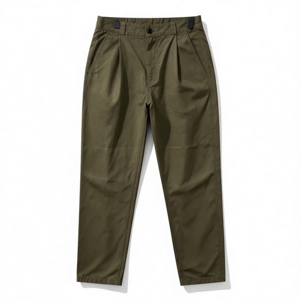 Node Archive 카키색 면 혼방 팬츠 사이즈1