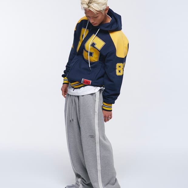 본투윈 럭비 후드집업