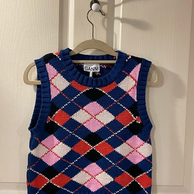 가니 니트 베스트_XS