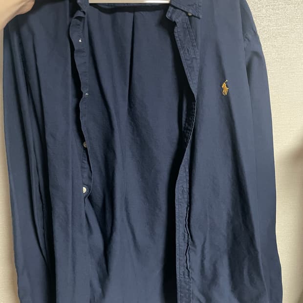 폴로 슬림핏 셔츠 네이비