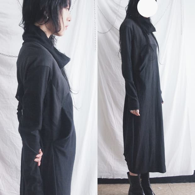 gustavolins atelier 10aw 오뜨 꾸뛰르 드레이프 원피스