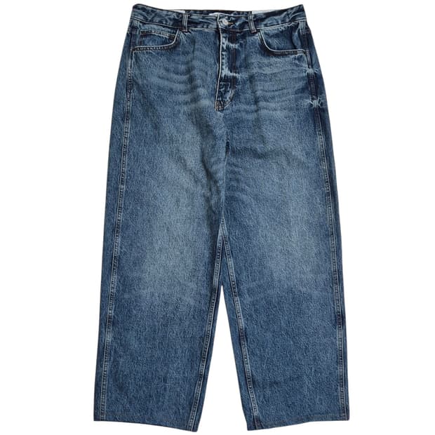 페이탈리즘 와이드 데님팬츠