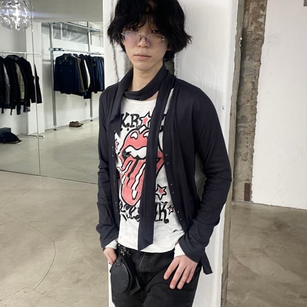 토네이도 마트 스톨 가디건