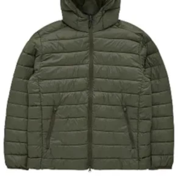 스파오 씬라이트 후드자켓(경량패딩) 카키