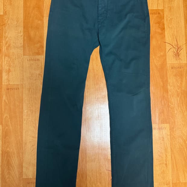 [48] 프랑스구매 마르지엘라 그린 컬러코튼 캐시미어 팬츠 