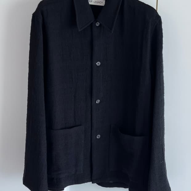 [48] 아워레가시 헤이븐 자켓 블랙 팬코우 체크 M4236HBP