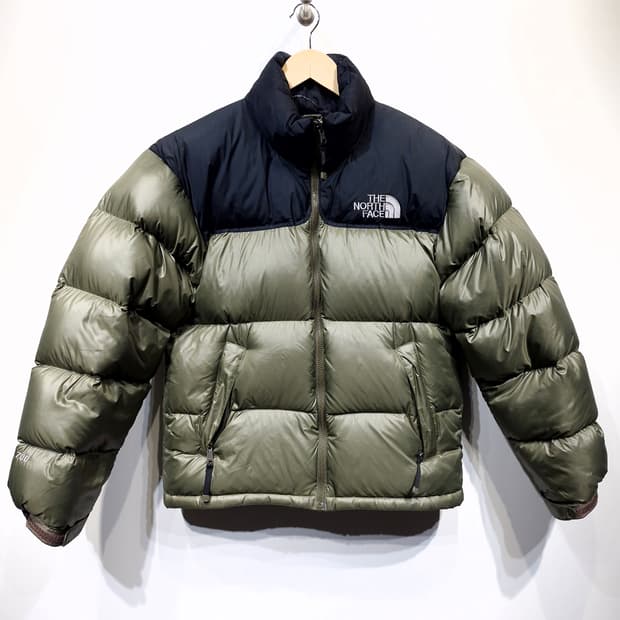 노스페이스 700필 눕시 구스다운 패딩 카키(90)