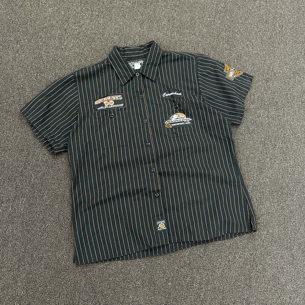 L) 할리데이비슨 x GENUINE WORK WEAR 반팔셔츠