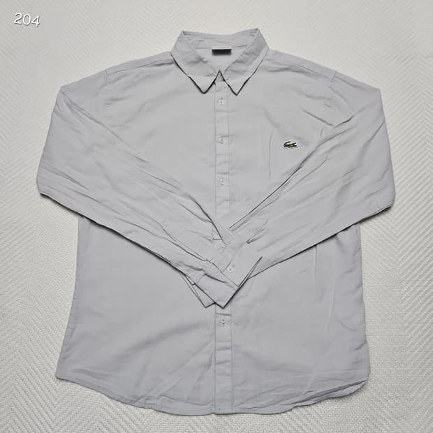 [라코스테] 클래식 로고 긴팔 셔츠 100
