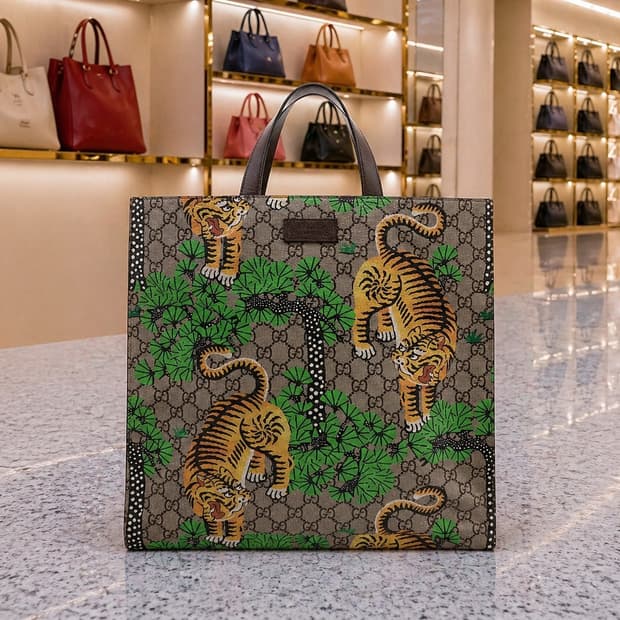 [A급] 구찌 뱅갈 타이거 토트백 판매합니다!!!