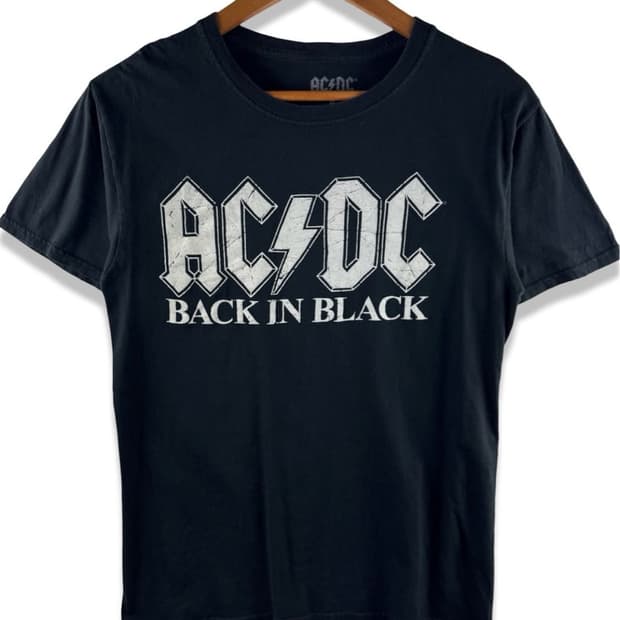 ACDC back in black 티셔츠 S