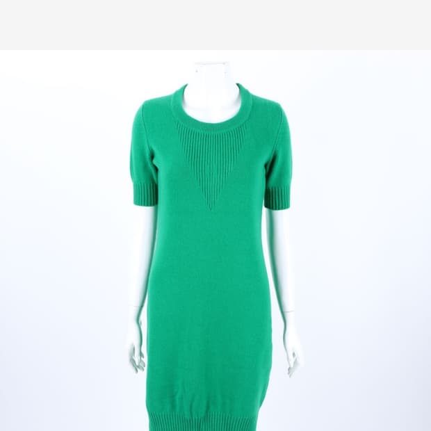에르메스 캐시미어 니트 원피스 그린 정품