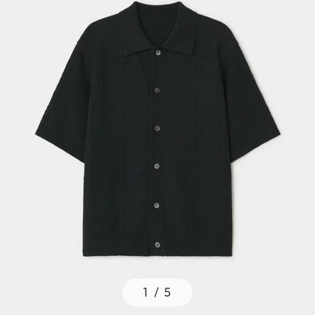 벨리에 쉐도우체크 숏 슬리브 가디건 