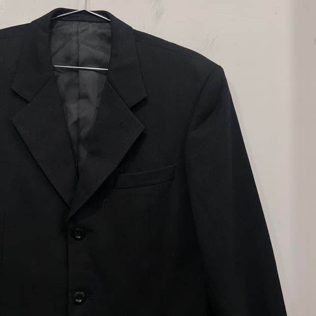 발망 케시미어블랜드 울 헤링본 블레이져