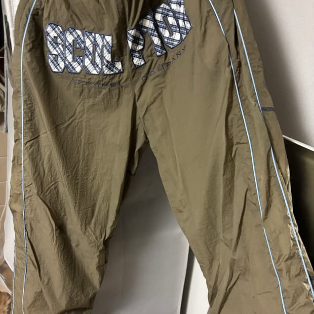 스컬프터 트랙팬츠 Check Varsity Track Pants