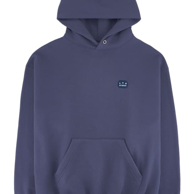 아이앱 스튜디오 아이앱 패치 후디 블루 XL 판매합니다