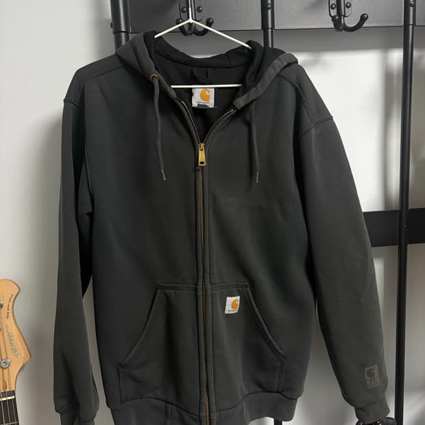 칼하트 차콜 후드집업