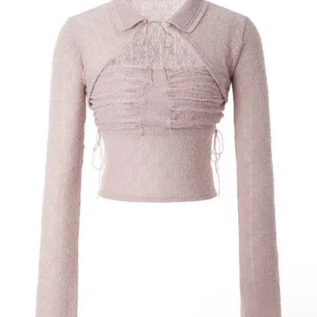 쓰리타임즈 디어블라우스 핑크 M