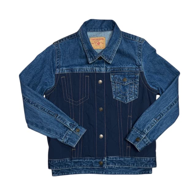트루릴리전 퀄팅 데님 자켓
