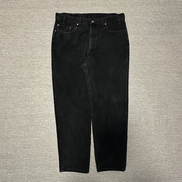 LEVI'S 550 00's usa made black jeans