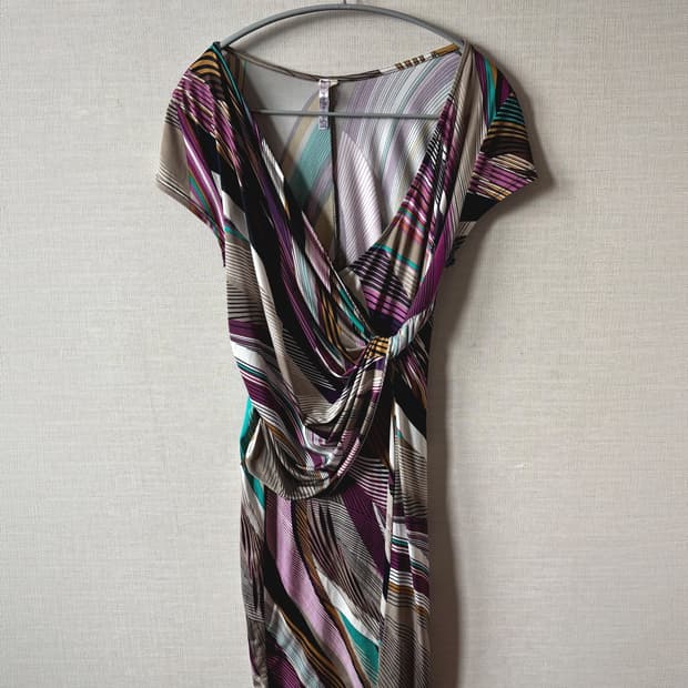 Vintage Mix Pattern Dress