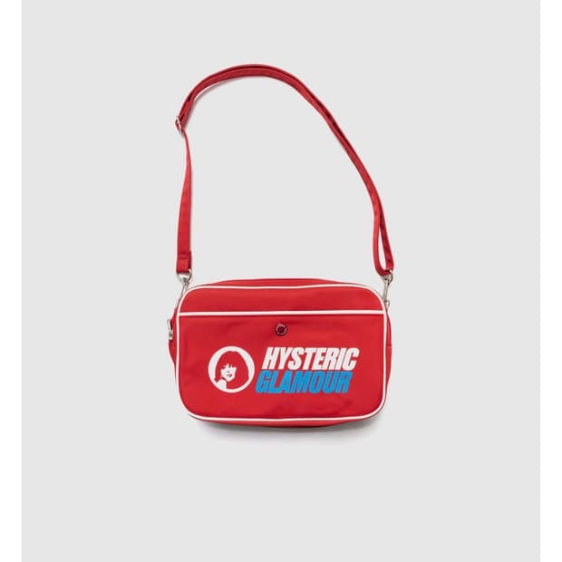 히스테릭 글래머 써클 걸 숄더 백 레드