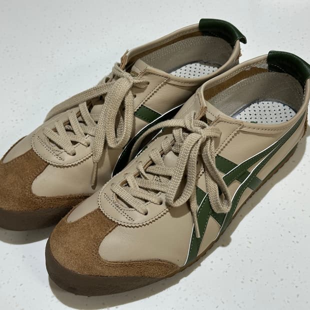 오니츠카 타이거 멕시코 66 베이지 그라스 그린 275