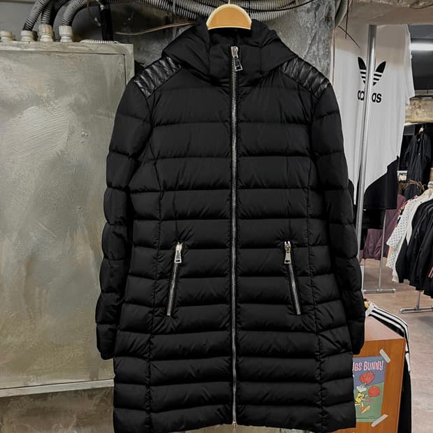 몽클레어 오로핀 구스 다운 롱패딩 블랙  #csz2174