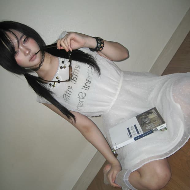 Om Shanti Studded Chiffon Dress
