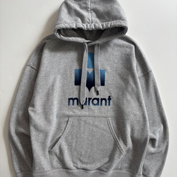 Isabel Marant 이자벨마랑 그레이 로고 후드티 