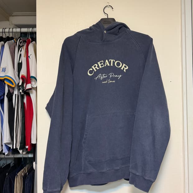 [에프터프레이] 프레센스 크리에이터 프린트 후디 네이비 L