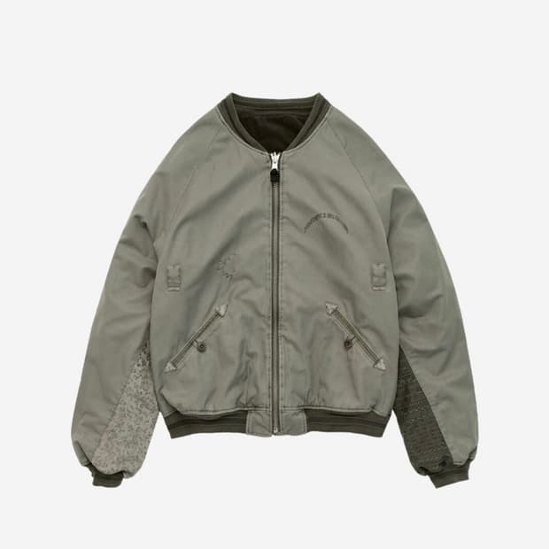 폴리테루 1011 리버시블 플로럴 수베니어 봄버