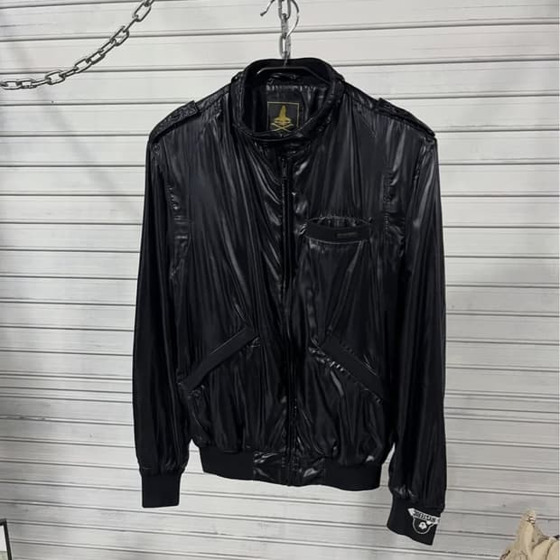00s Hysteric Glamour nylon biker jacket