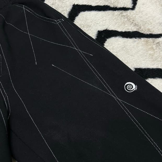 [S]트래블 스티치 트레이닝 팬츠/블랙