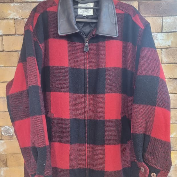 체이프레스 빈티지 체크자켓 100