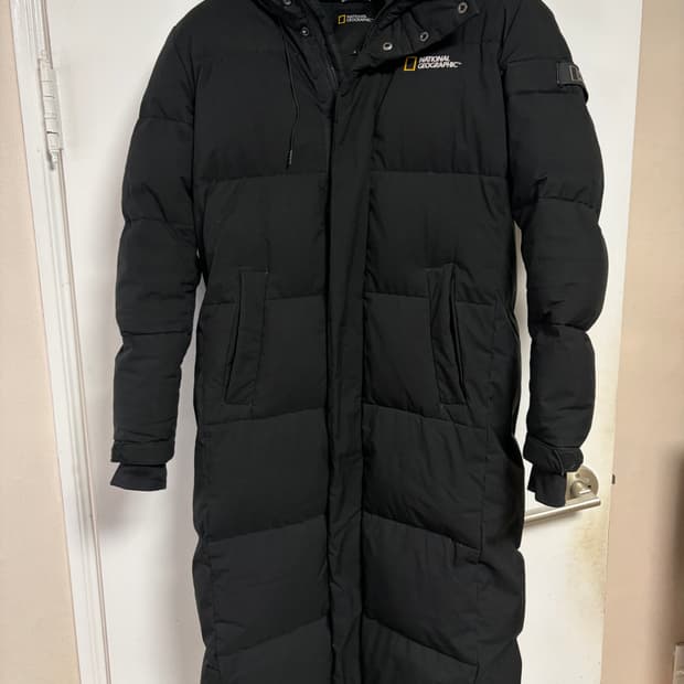 네오지셔널지오그래픽 덕다운 롱패딩 