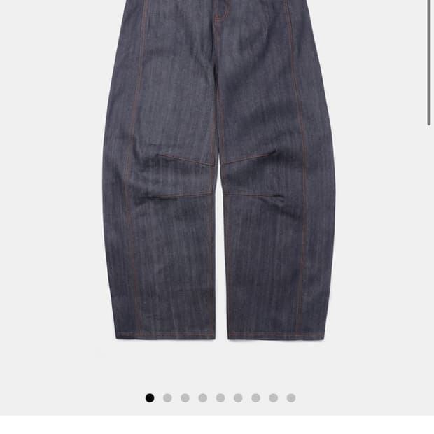 배드블러드 찰리 셀비지 배럴 진 인디고 L