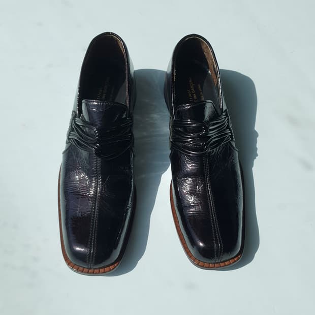 Comme Des Garcons patent Leather loafer