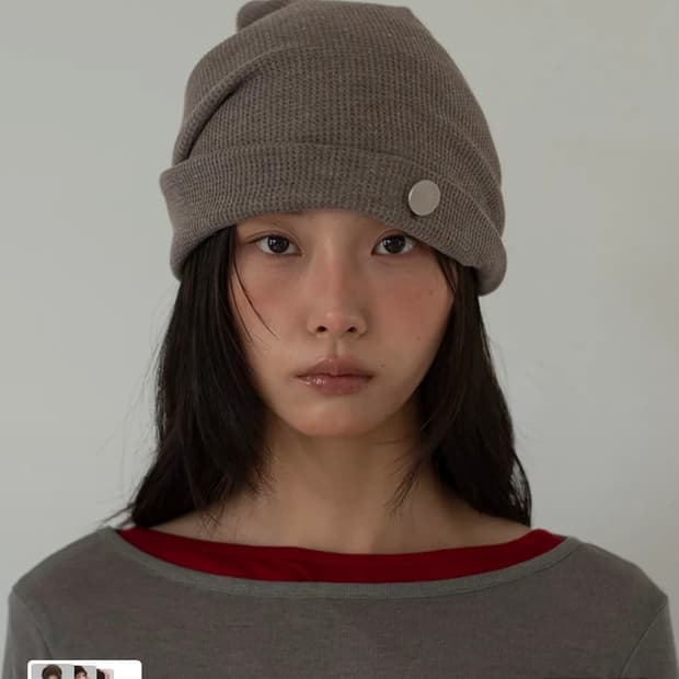 온스카 비니 WHIPPING HAIR BAND & BEANIE