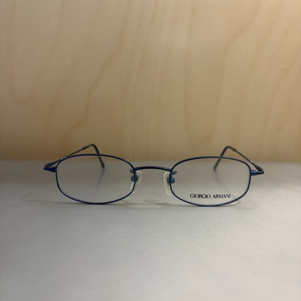 조르지오 아르마니 284J 1013 네이비 슬림 메탈 안경테