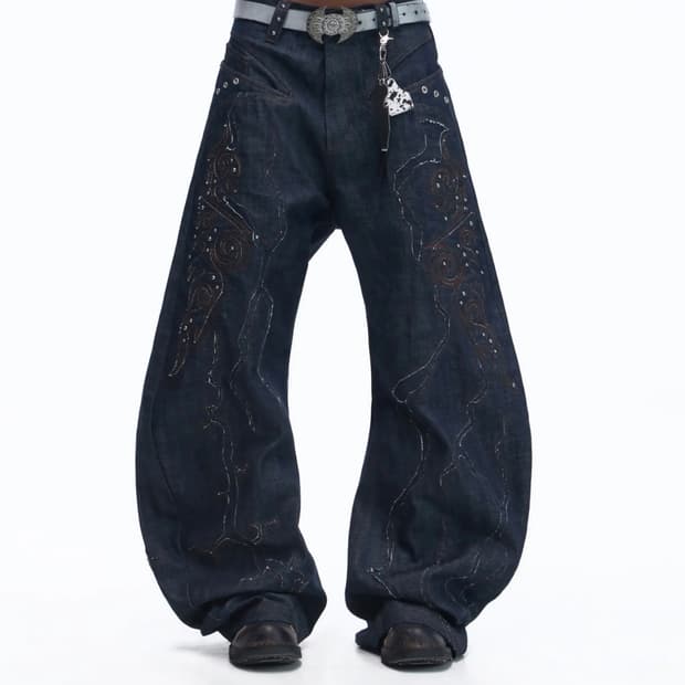 personsoul 팬츠 PARCHWORK RAW DENIM 구해요!